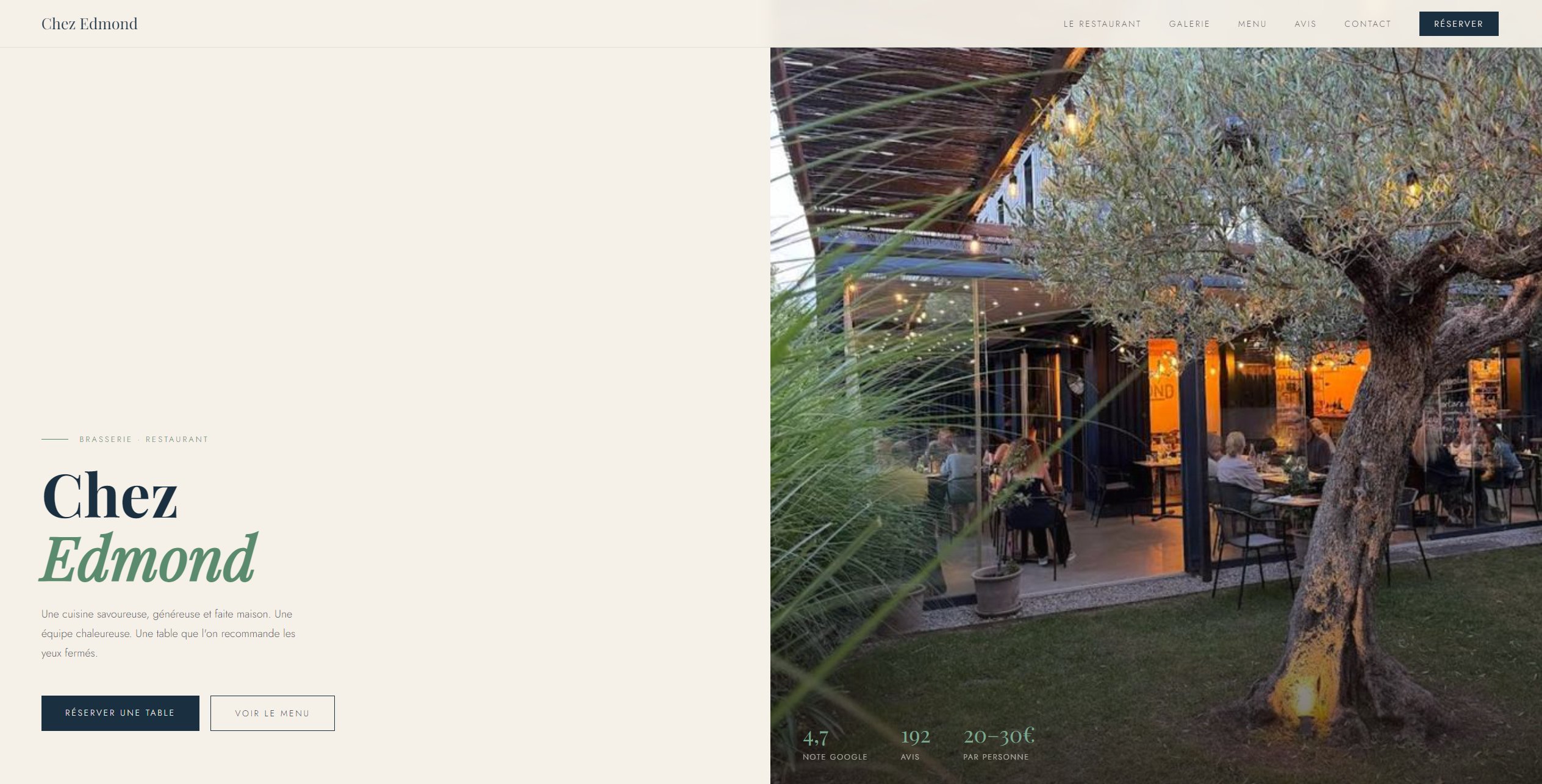 Chez Edmond - Brasserie Restaurant